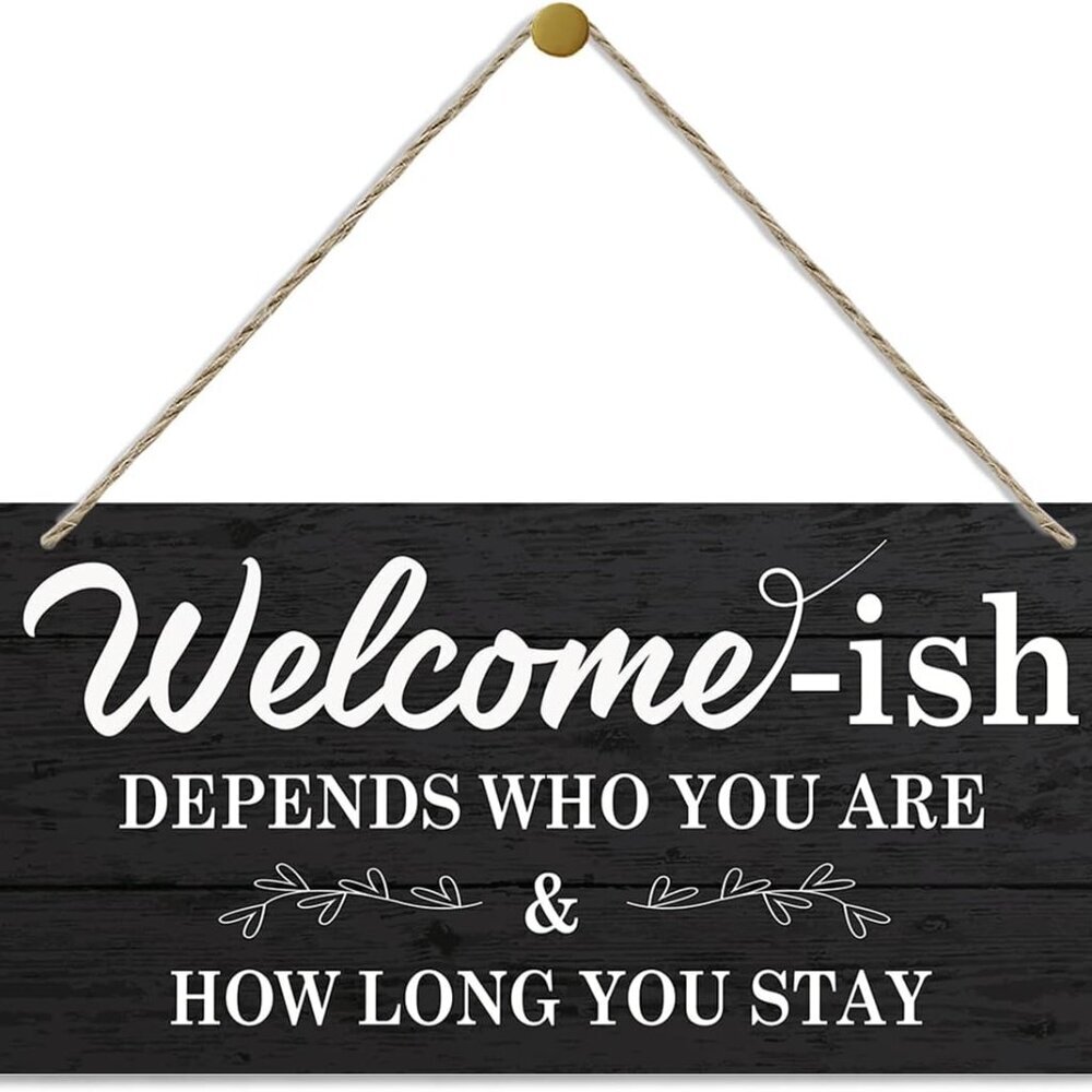 Inspirational Wood Signs, Decorative Wood Hanging Wood Plaque, Rustic Door Sign,